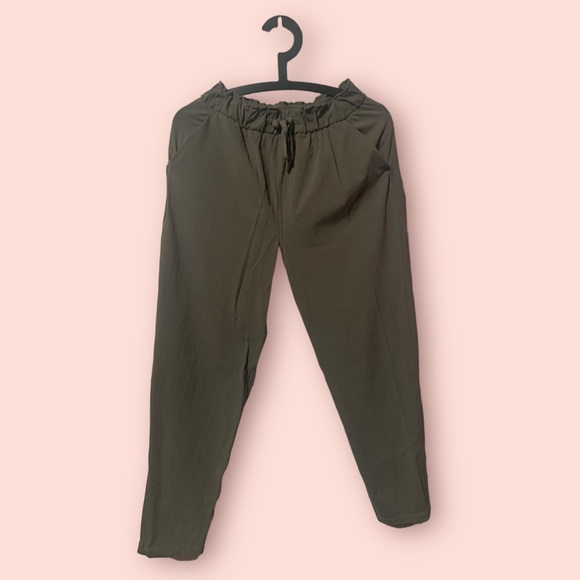 LuLulemon Keep Moving Pant High Rise Grey Sage Size 6 - Picture 2 of 3